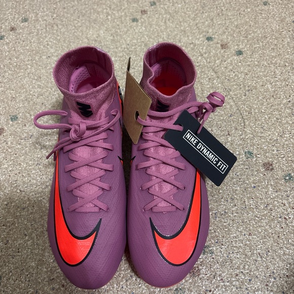 Nike Other - Nike Dynamic Fit Purple and Red Soccer Cleats